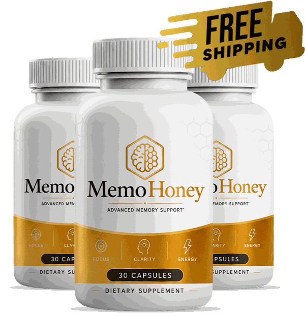 3 bottles of MemoHoney in the 90-day pack